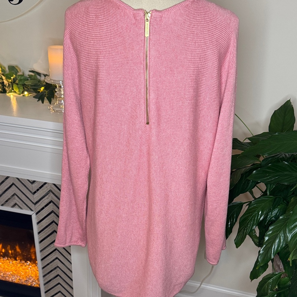Michael Kors Soft Pink Crew Neck Sweater - Picture 4 of 8